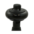 Belgravia Angled Thermostatic Valve Set - Satin Black