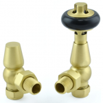 Belgravia Angled Thermostatic Valve - Brushed Brass