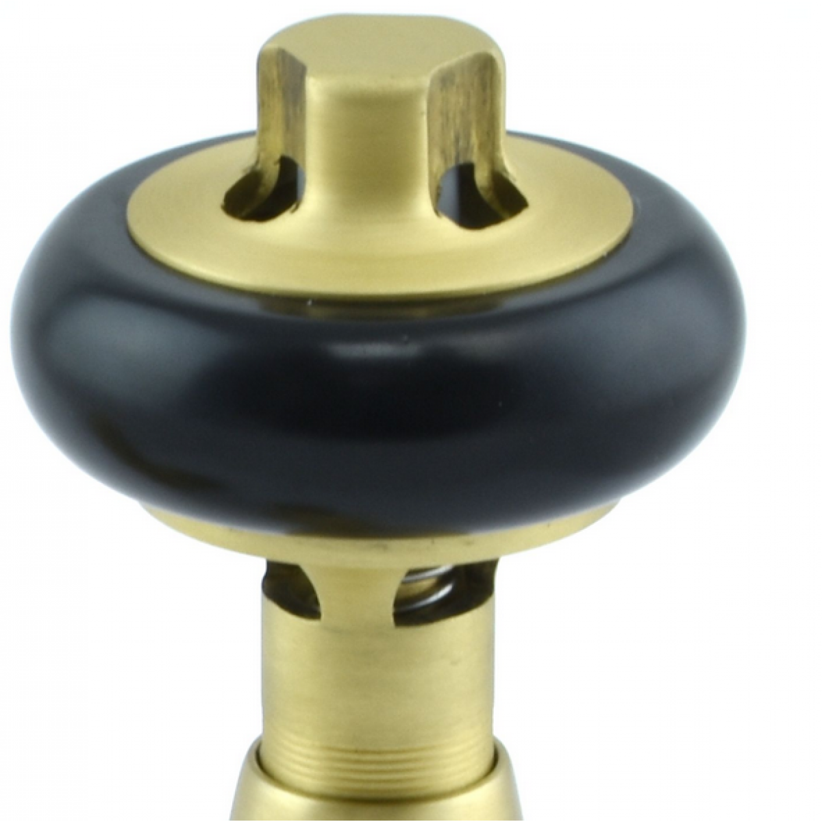 Belgravia Angled Thermostatic Valve - Brushed Brass