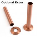 Belgravia Angled Thermostatic Valve - Brushed Copper