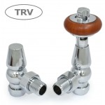 Belgravia Angled Thermostatic Valve Set - Chrome