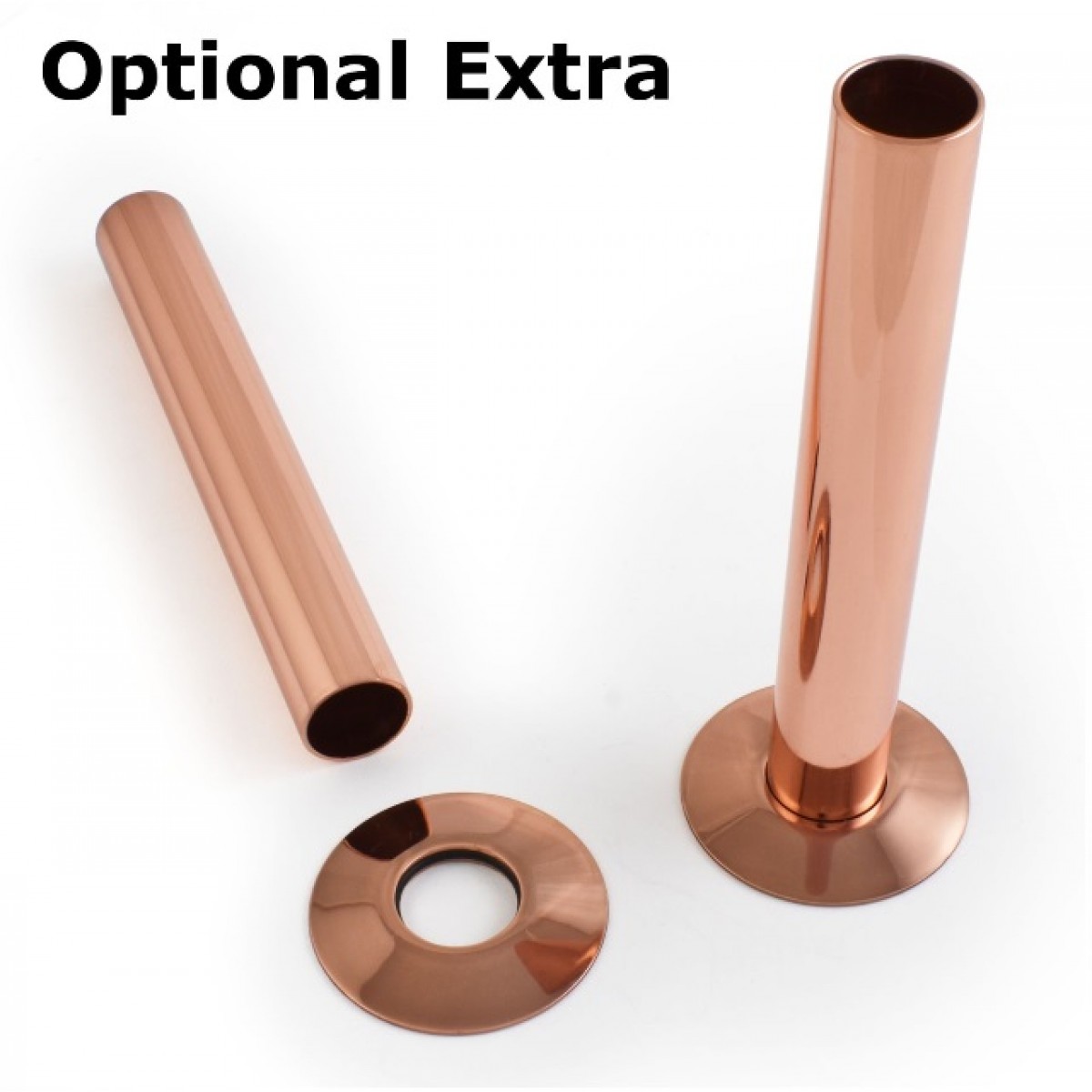 Belgravia Angled Thermostatic Valve - Polished Copper