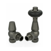 Belgravia Angled Thermostatic Valve Set - Light Pewter