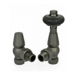 Belgravia Angled Thermostatic Valve Set - Light Pewter