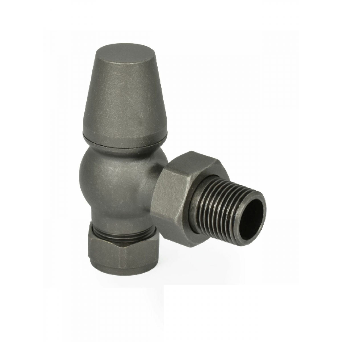 Belgravia Corner Thermostatic Valve Set - Light Pewter