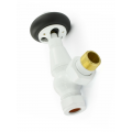 Belgravia Angled Thermostatic Valve Set - White Belgravia Angled Thermostatic Valve Set - White