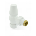 Belgravia Corner Thermostatic Valve Set - White Finish Belgravia Corner Thermostatic Valve Set - White Finish