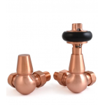 Belgravia Corner Thermostatic Valve - Brushed Copper