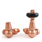 Belgravia Corner Thermostatic Valve - Polished Copper