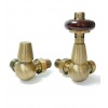 Belgravia Corner Thermostatic Valve Set - Antique Brass