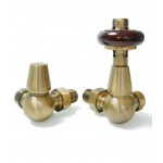 Belgravia Corner Manual Valve Set - Antique Brass