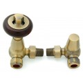 Belgravia Corner Manual Valve Set - Antique Brass