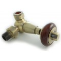 Belgravia Corner Thermostatic Valve Set - Antique Brass