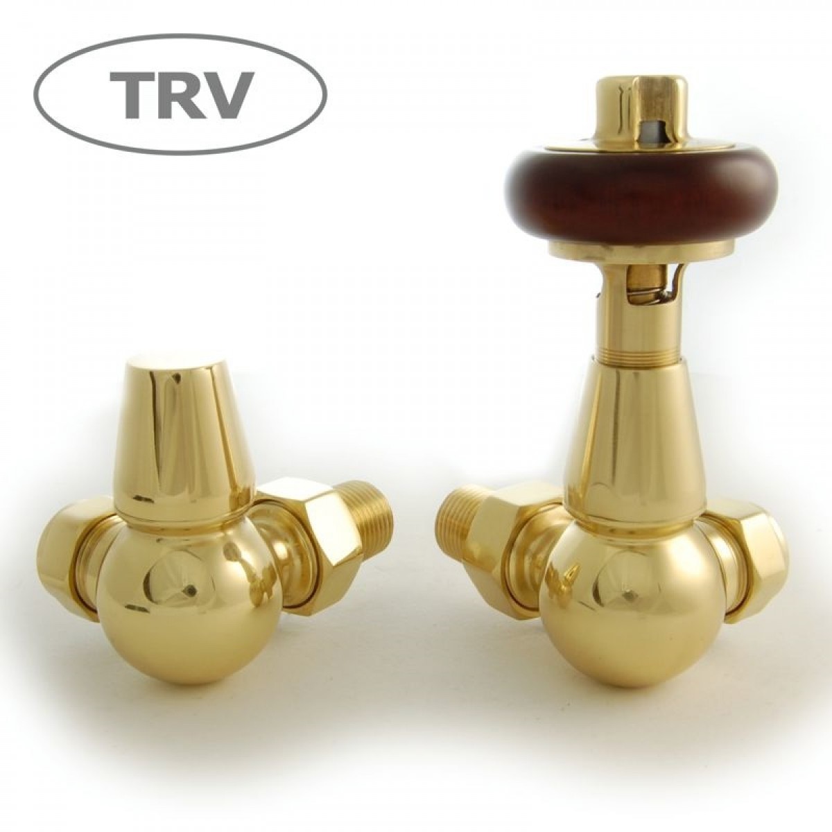Belgravia Corner Thermostatic Valve Set - Polished Brass