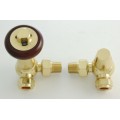 Belgravia Corner Thermostatic Valve Set - Polished Brass Belgravia Corner Thermostatic Valve Set - Polished Brass