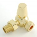 Belgravia Corner Thermostatic Valve Set - Polished Brass Belgravia Corner Thermostatic Valve Set - Polished Brass