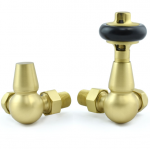 Belgravia Corner Thermostatic Valve - Brushed Brass
