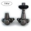 Belgravia Corner Thermostatic Valve Set - Black Nickel
