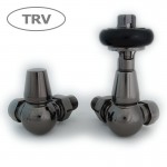 Belgravia Corner Thermostatic Valve Set - Black Nickel
