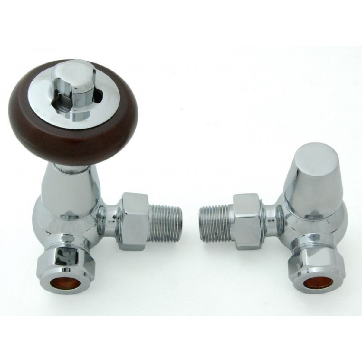 Belgravia Corner Thermostatic Valve Set - Chrome