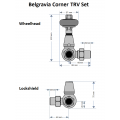 Belgravia Corner Thermostatic Valve Set - Antique Copper Belgravia Corner Thermostatic Valve Set - Antique Copper