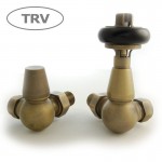 Belgravia Corner Thermostatic Valve Set - Old English Brass