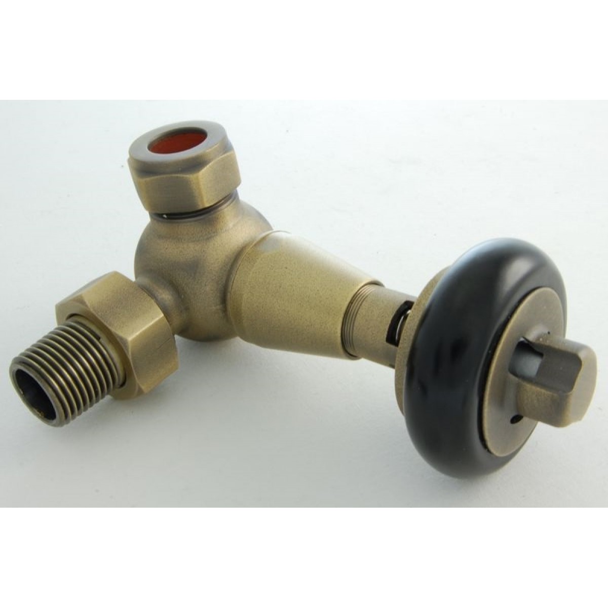 Belgravia Corner Thermostatic Valve Set - Old English Brass