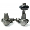 Belgravia Corner Thermostatic Valve Set - Pewter Finish