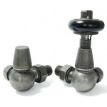 Belgravia Corner Thermostatic Valve Set - Pewter Finish