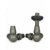 Belgravia Corner Thermostatic Valve Set - Light Pewter