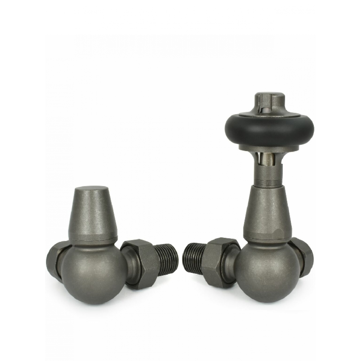 Belgravia Corner Thermostatic Valve Set - Light Pewter