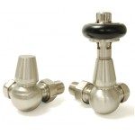 Belgravia Corner Thermostatic Valve Set - Satin Nickel