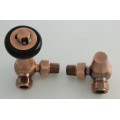 Belgravia Corner Thermostatic Valve Set - Antique Copper Belgravia Corner Thermostatic Valve Set - Antique Copper