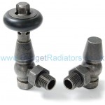 Belgravia Angled Thermostatic Valve Set - Pewter Finish