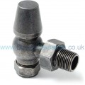 Belgravia Angled Thermostatic Valve Set - Pewter Finish