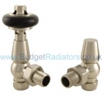 Belgravia Angled Thermostatic Valve Set - Satin Nickel