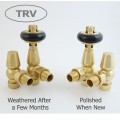 Belgravia Angled Thermostatic Valve - Un-Lacquered Brass Belgravia Angled Thermostatic Valve - Un-Lacquered Brass