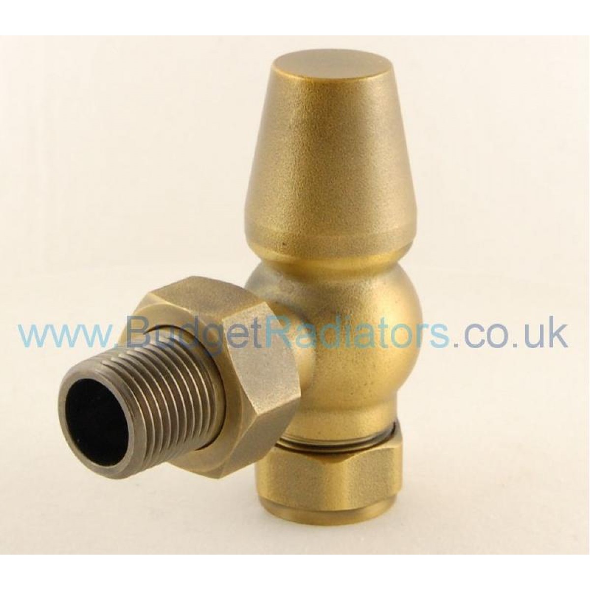 Belgravia Angled Thermostatic Valve Set - Old English Brass
