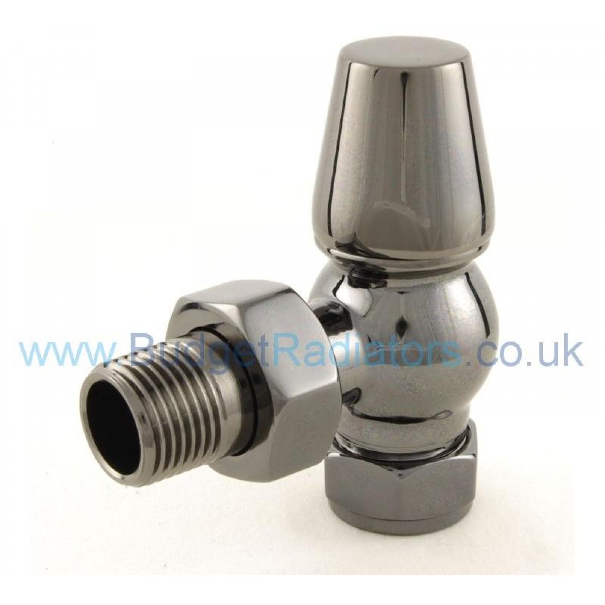 Belgravia Angled Thermostatic Valve Set - Black Nickel