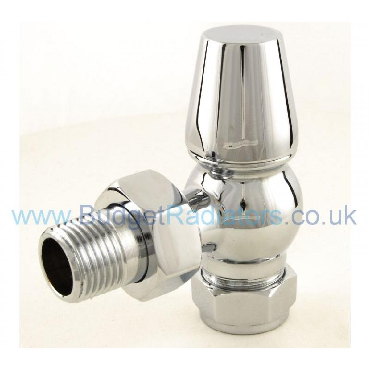 Belgravia Angled Thermostatic Valve Set - Chrome