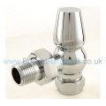 Belgravia Angled Thermostatic Valve Set - Chrome