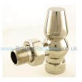 Belgravia Angled Thermostatic Valve Set - Polished Nickel