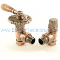 Balmoral Thermostatic Valve - Antique Copper