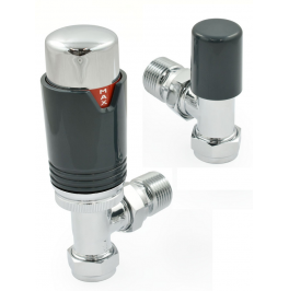 Bexley Angled TRV - Chrome & Anthracite