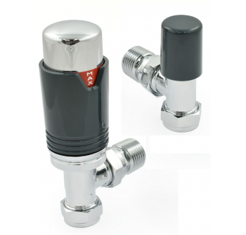 Bexley Angled TRV - Chrome & Anthracite