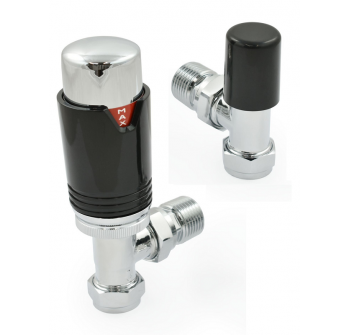 Bexley Angled TRV - Chrome & Black