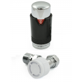 Bexley Angled TRV - Black & Chrome