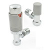 Bexley Angled TRV - Silver & Chrome