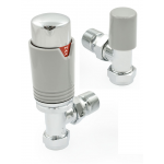 Bexley Angled TRV - Silver & Chrome