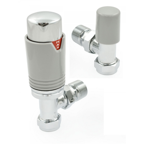 Bexley Angled TRV - Silver & Chrome - Bexley TRV Range
